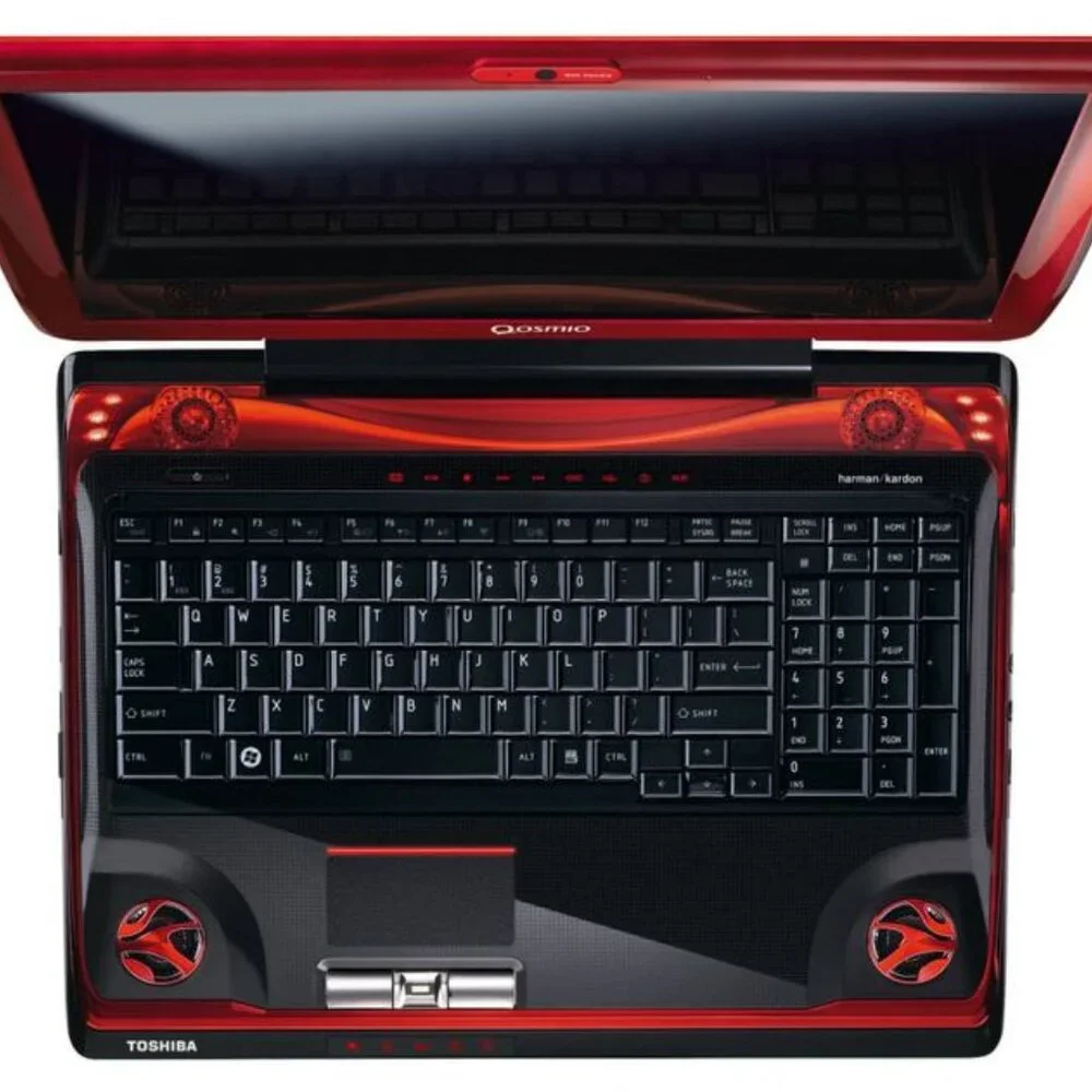 Toshiba Qosmio laptop.